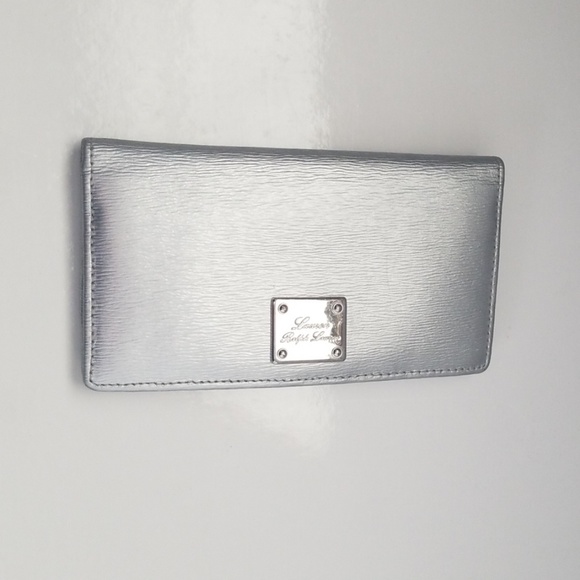 Ralph Lauren Silver Bifold Wallet - Picture 1 of 8
